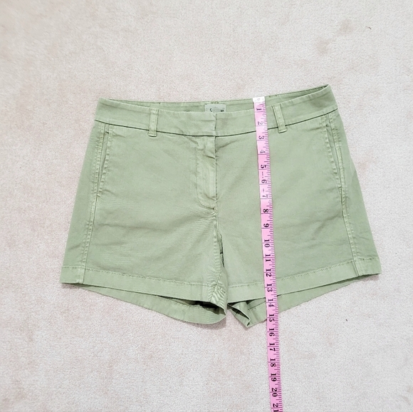J CREW Woman's Flat Front Chino Casual Shorts Size 8 Stretch Walking Hiking - Picture 5 of 9